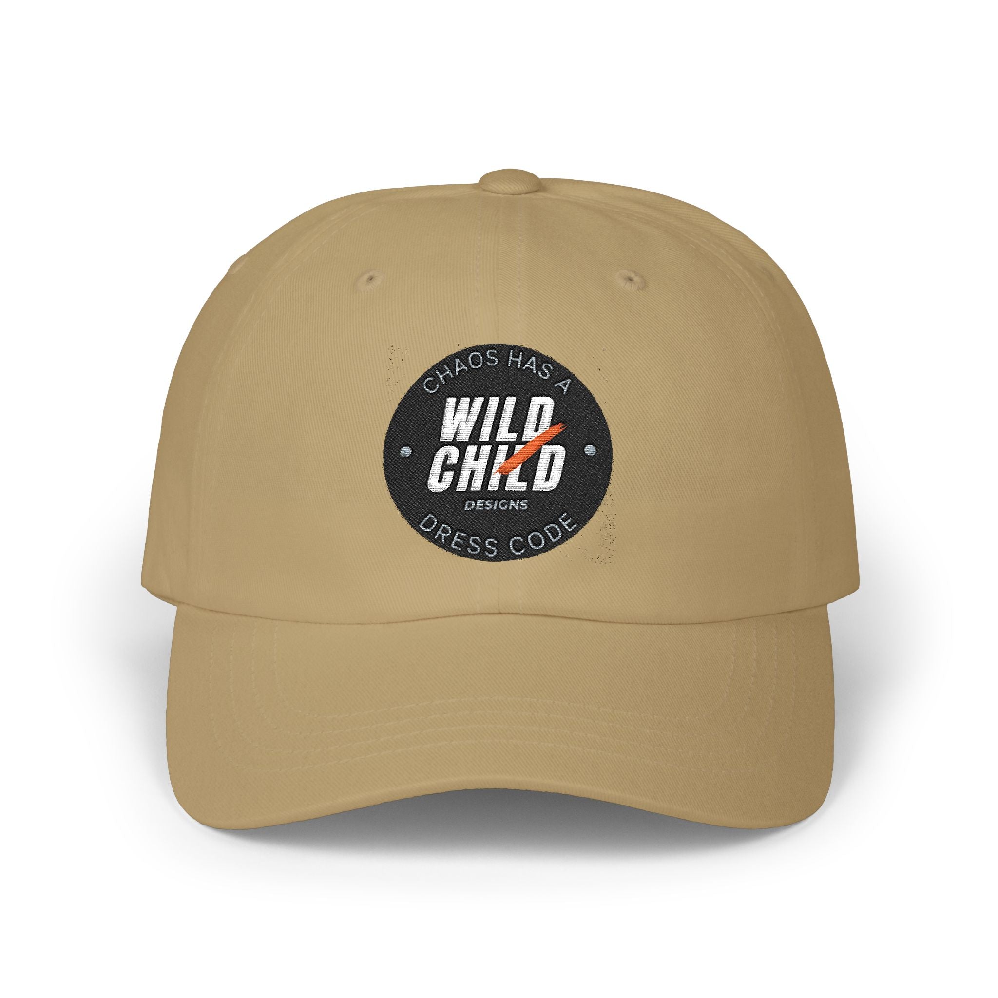 Wild Child Dad Cap – Embroidered 'Wild Child' Patch Baseball Hat