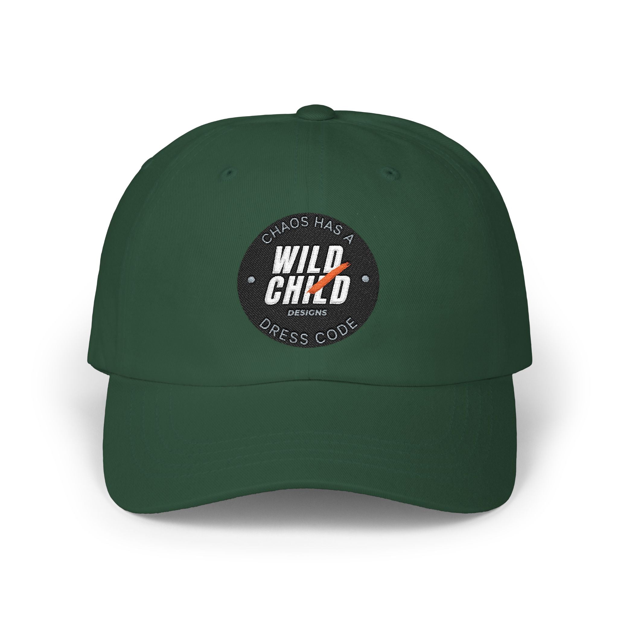 Wild Child Dad Cap – Embroidered 'Wild Child' Patch Baseball Hat
