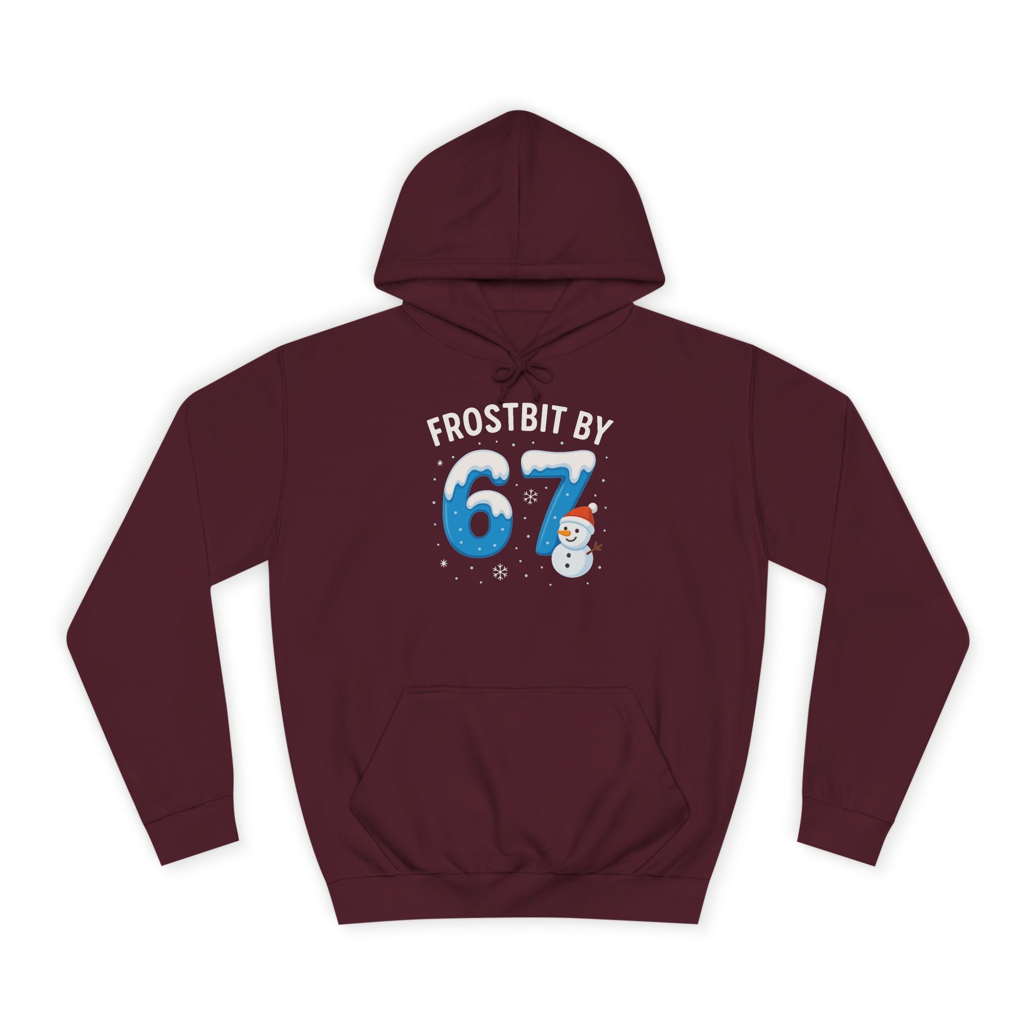 Frostbit by 67 Unisex College Hoodie – Cozy Winter Apparel