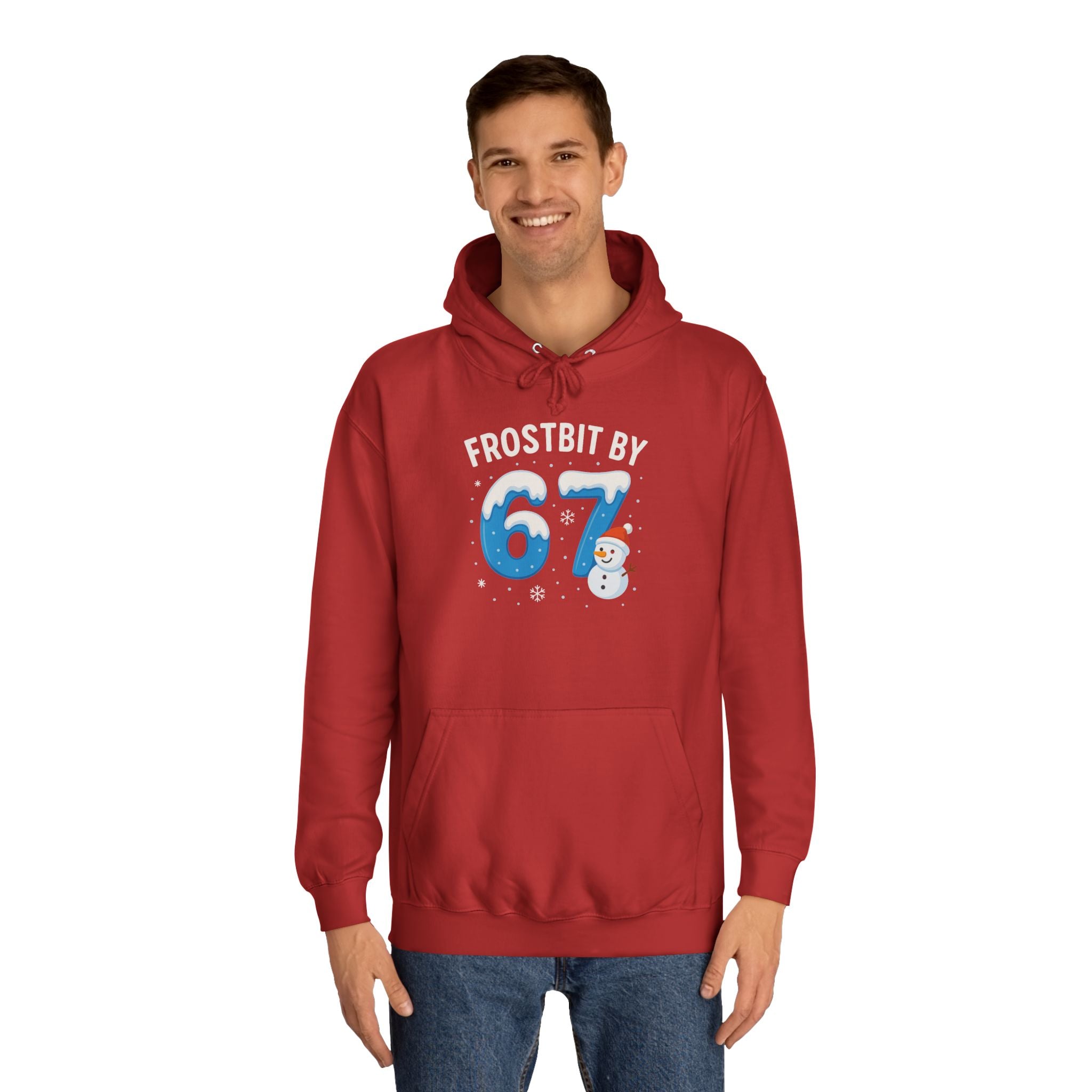 Frostbit by 67 Unisex College Hoodie – Cozy Winter Apparel