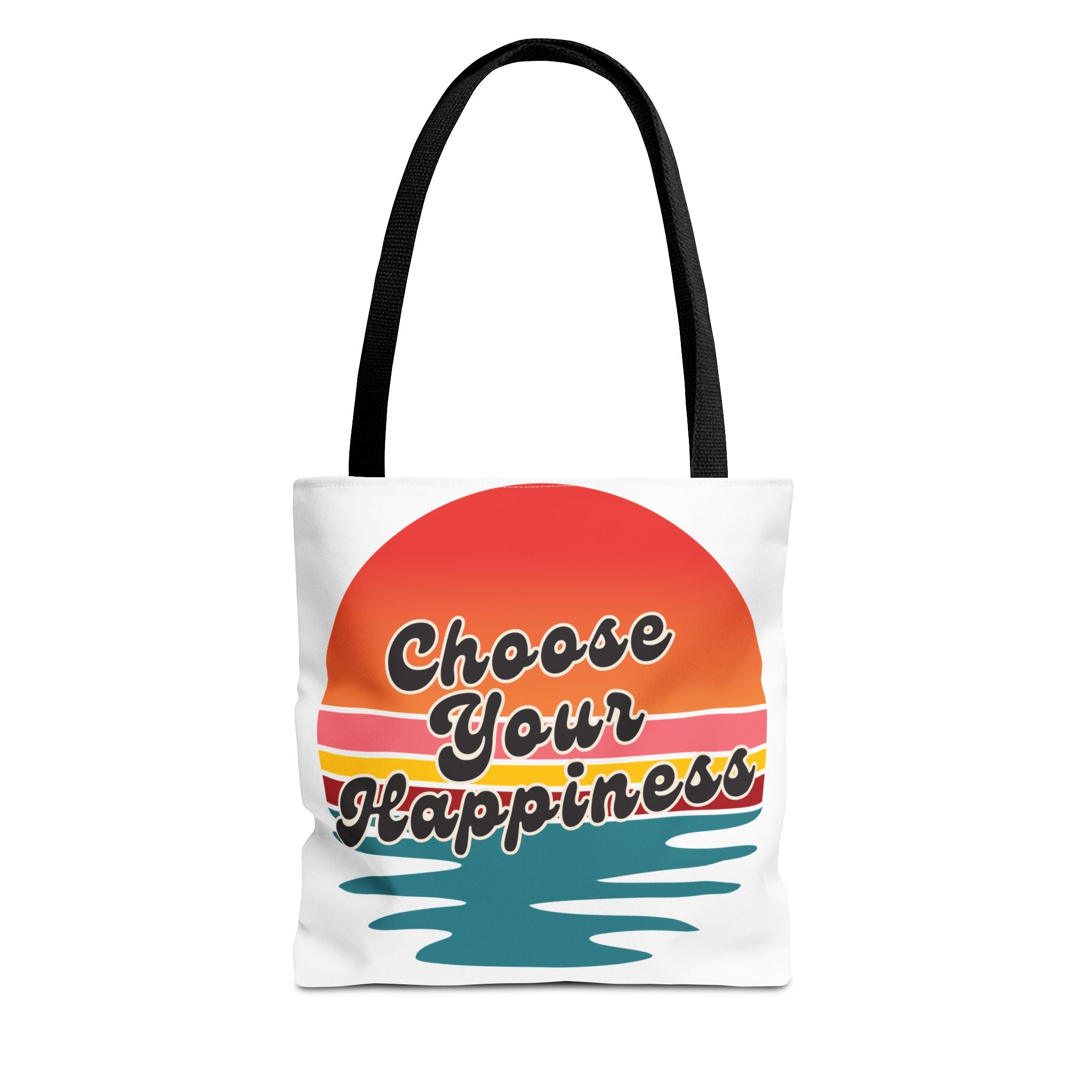 Choose Your Happiness Tote Bag, Beach Bag, Gift for Friends, Inspirational Tote, Summer Vibes Bag, Eco-Friendly Shopping Bag