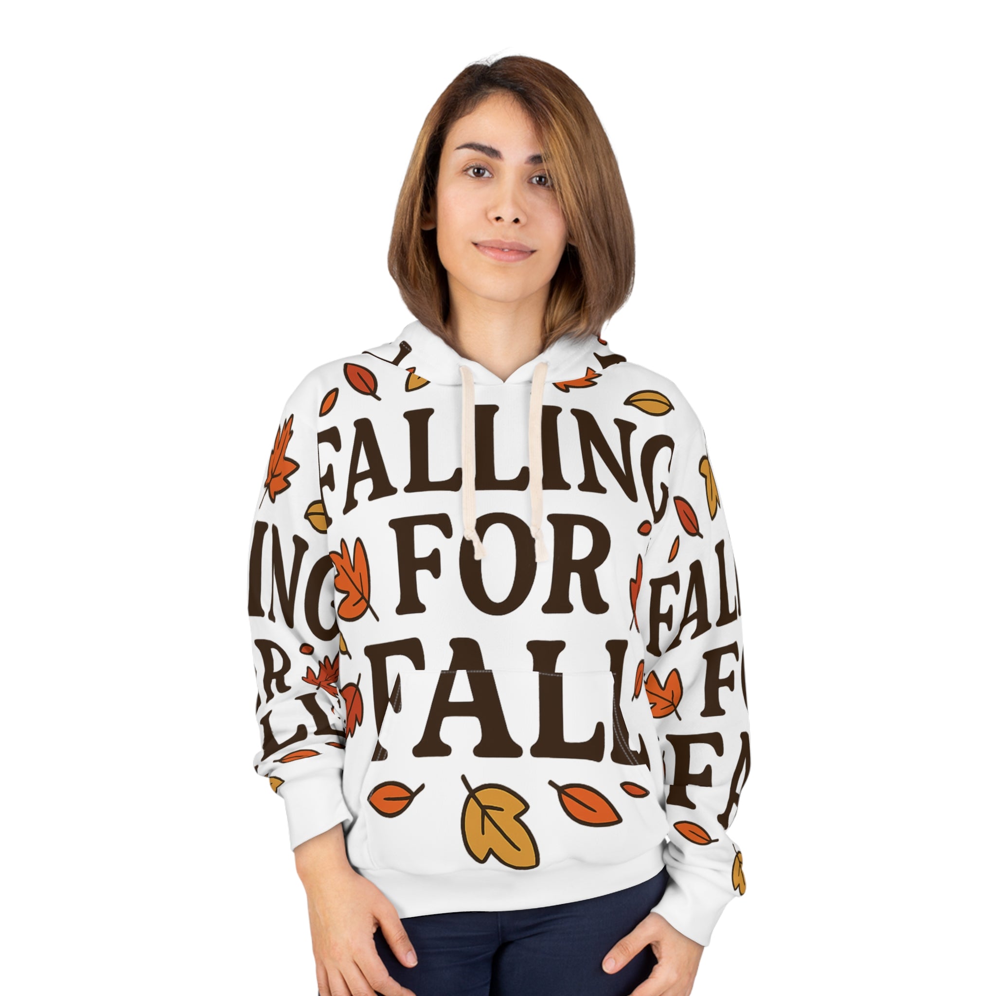 🍁 Falling For Fall Hoodie – Cozy Autumn Vibes 🍂 Perfect for Halloween, Thanksgiving, Gift Idea