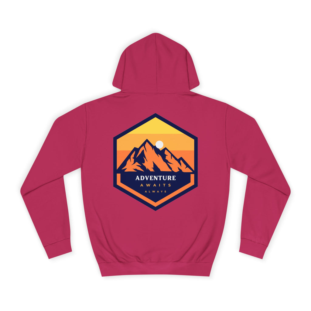 Adventure Awaits Always - Mountain Sunset Hoodie