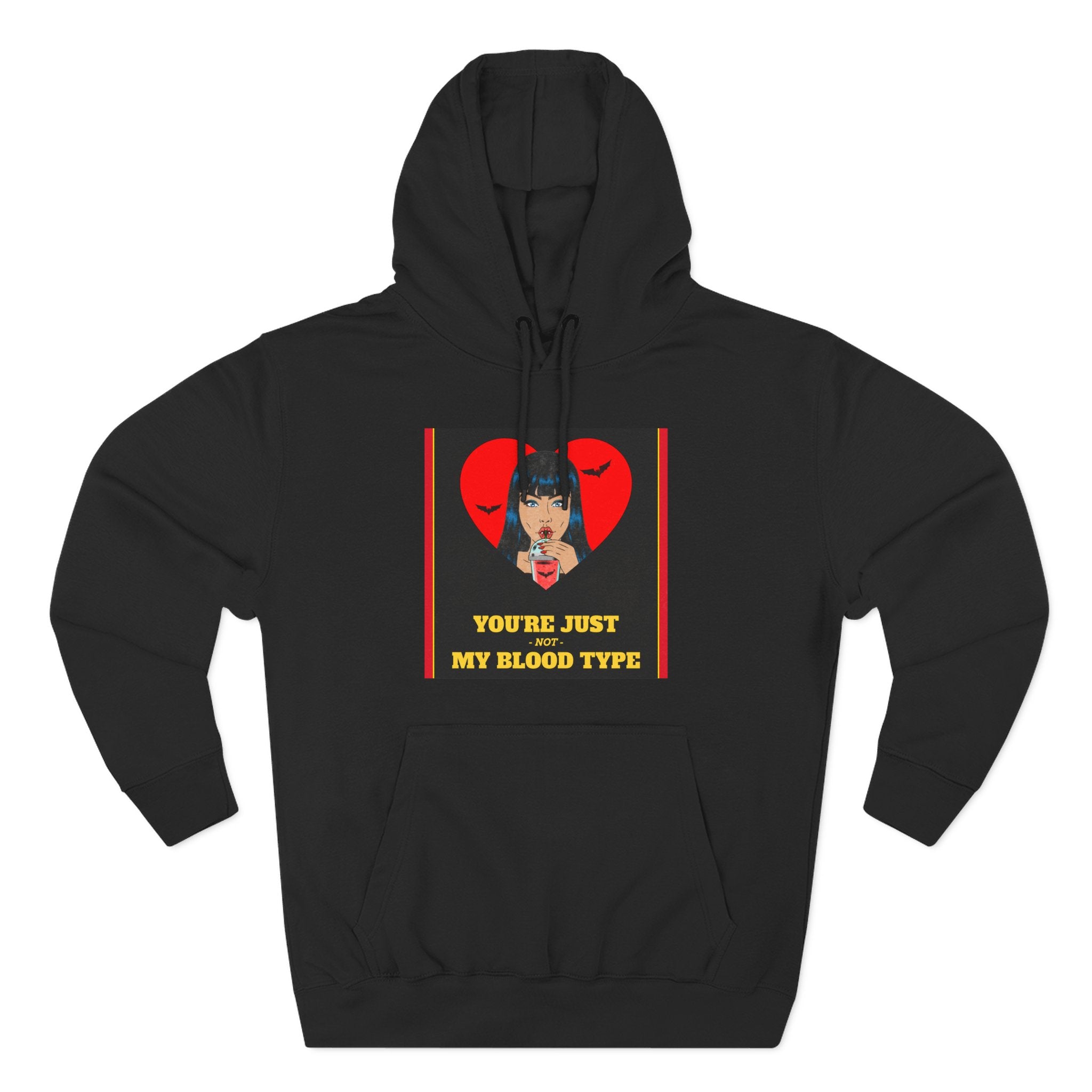 Halloween Retro-Gothic Fleece Hoodie
