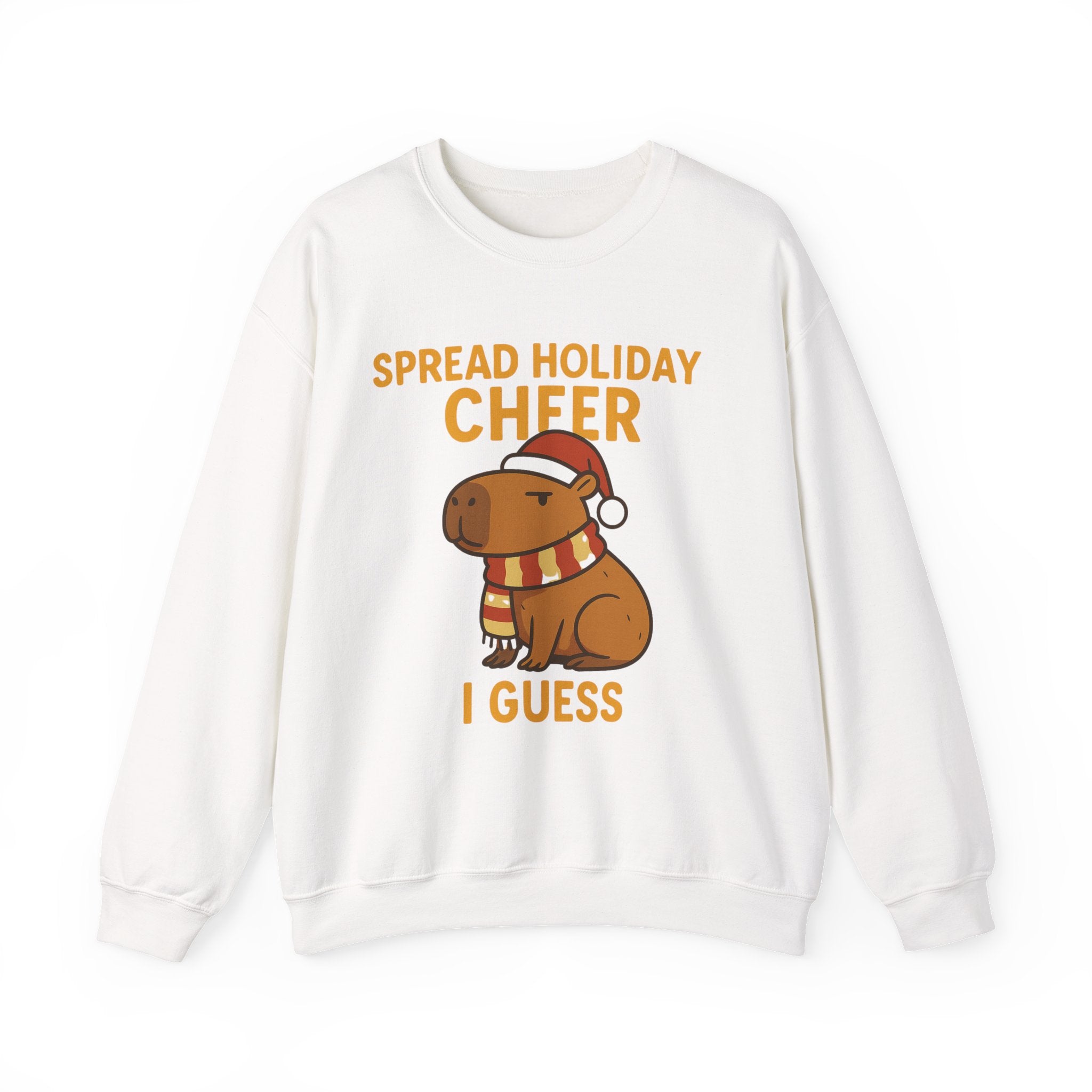 Cozy Holiday Sweatshirt, Spread Holiday Cheer Crewneck, Funny Gift for Animal Lovers, Winter Apparel, Christmas Sweater
