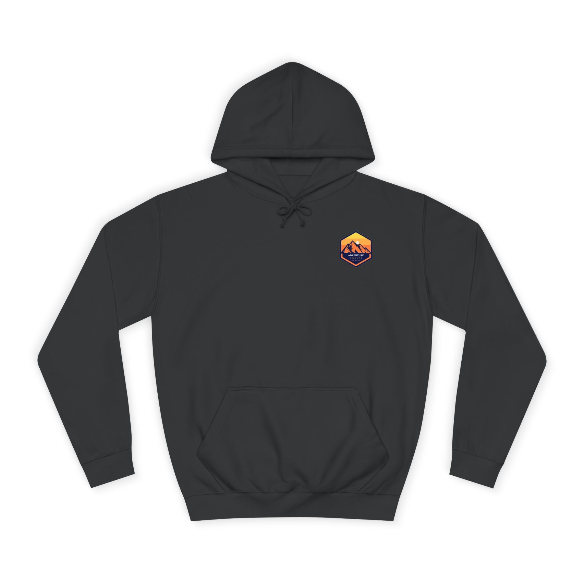 Adventure Awaits Always - Mountain Sunset Hoodie