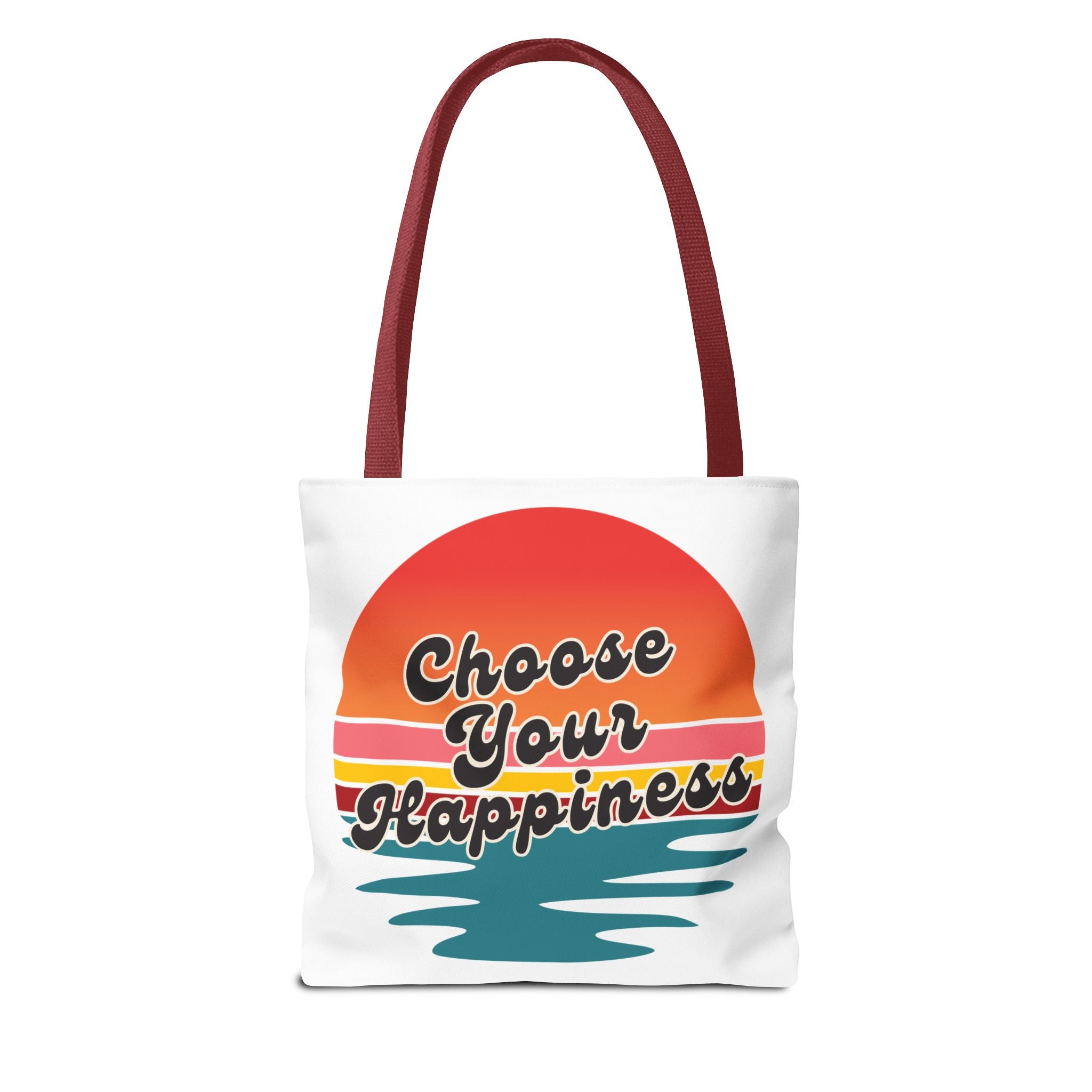 Choose Your Happiness Tote Bag, Beach Bag, Gift for Friends, Inspirational Tote, Summer Vibes Bag, Eco-Friendly Shopping Bag