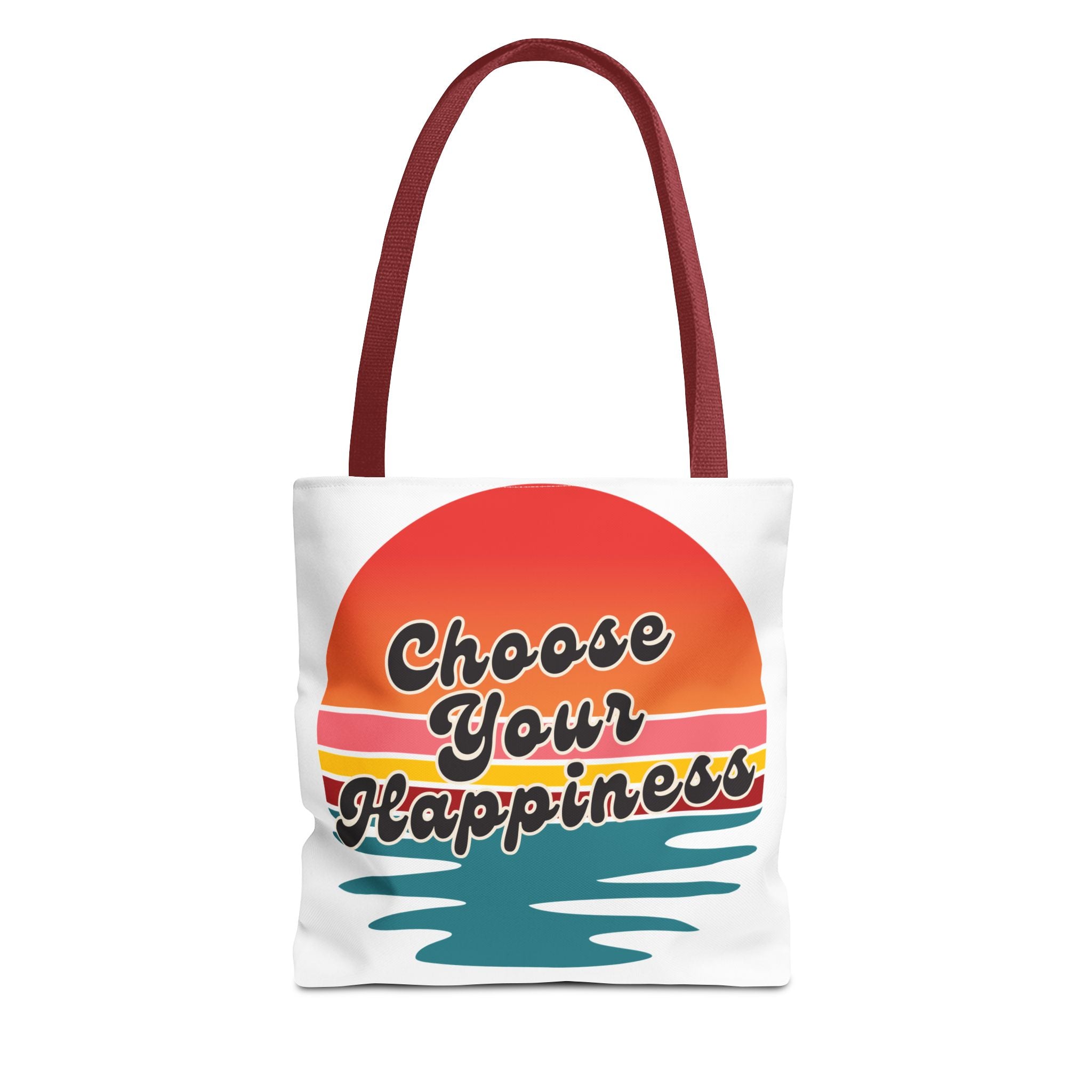 Choose Your Happiness Tote Bag, Beach Bag, Gift for Friends, Inspirational Tote, Summer Vibes Bag, Eco-Friendly Shopping Bag