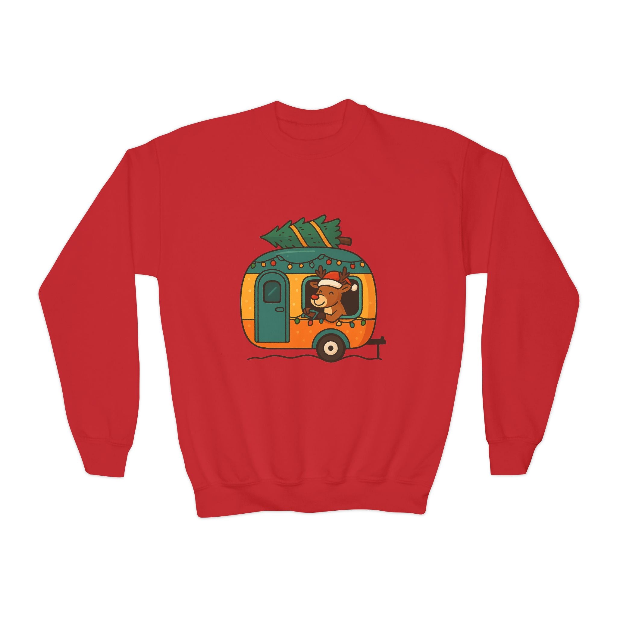 YOUTH Whimsical Holiday Crewneck Sweatshirt, Cozy Gift for Kids, Fun Christmas Apparel, Cute Sweatshirt for Celebrations, Kid's [...]