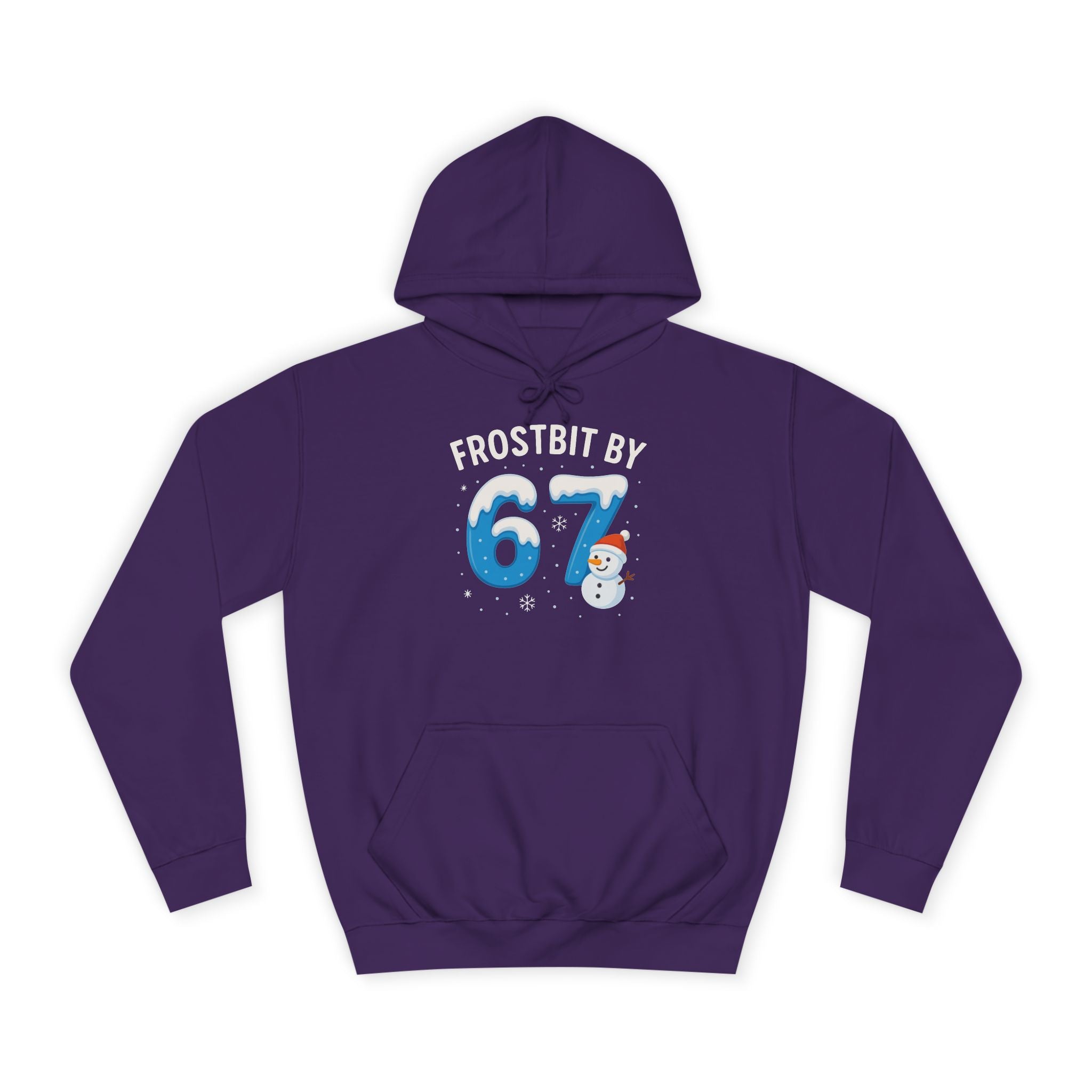 Frostbit by 67 Unisex College Hoodie – Cozy Winter Apparel