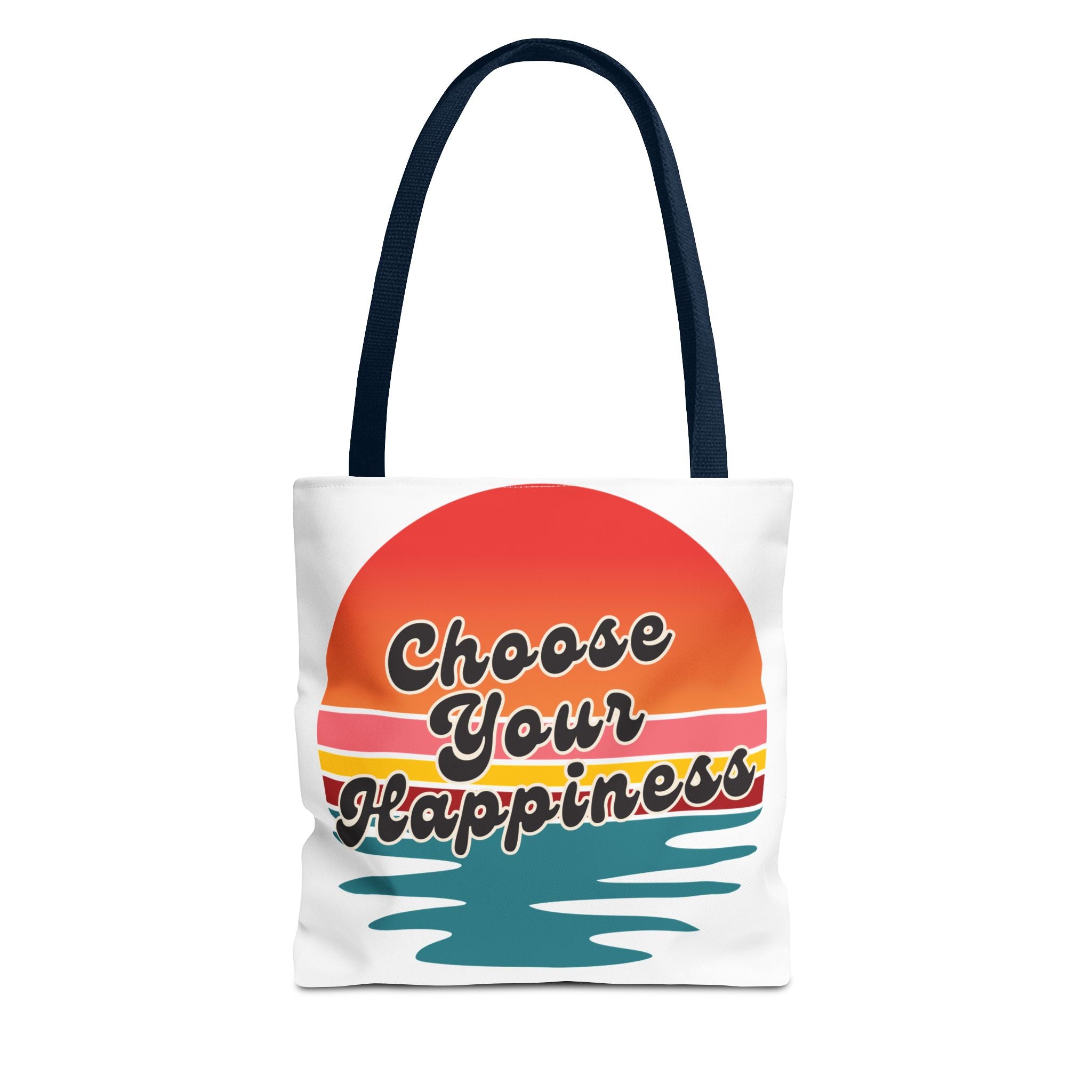 Choose Your Happiness Tote Bag, Beach Bag, Gift for Friends, Inspirational Tote, Summer Vibes Bag, Eco-Friendly Shopping Bag