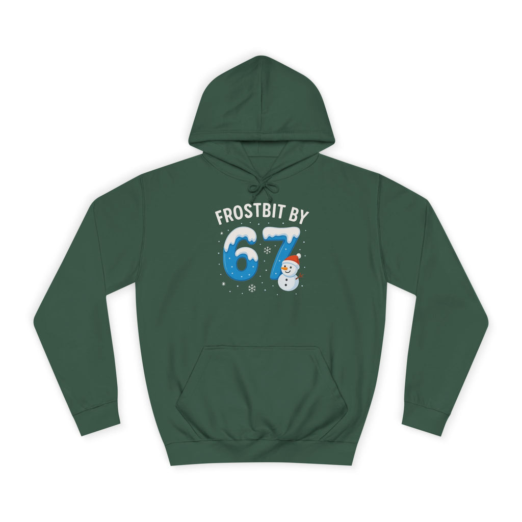 Frostbit by 67 Unisex College Hoodie – Cozy Winter Apparel