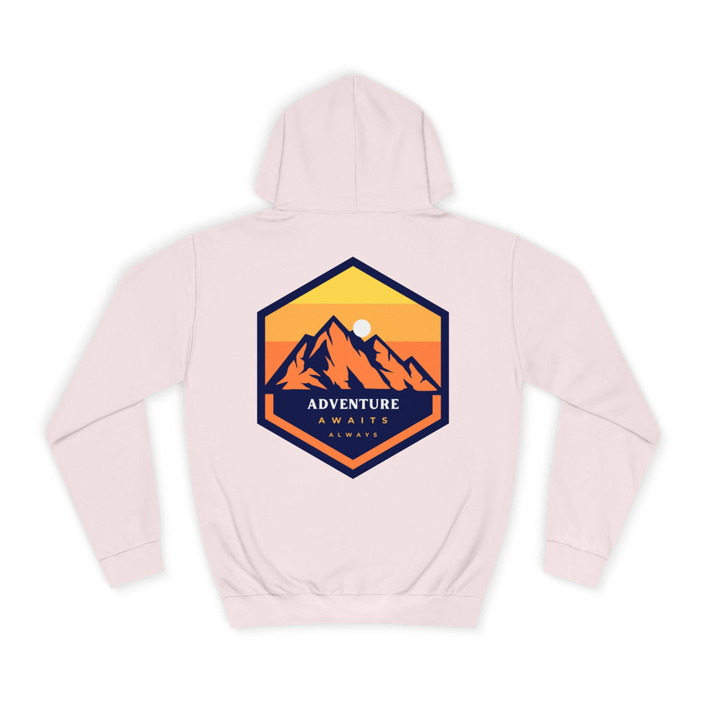 Adventure Awaits Always - Mountain Sunset Hoodie