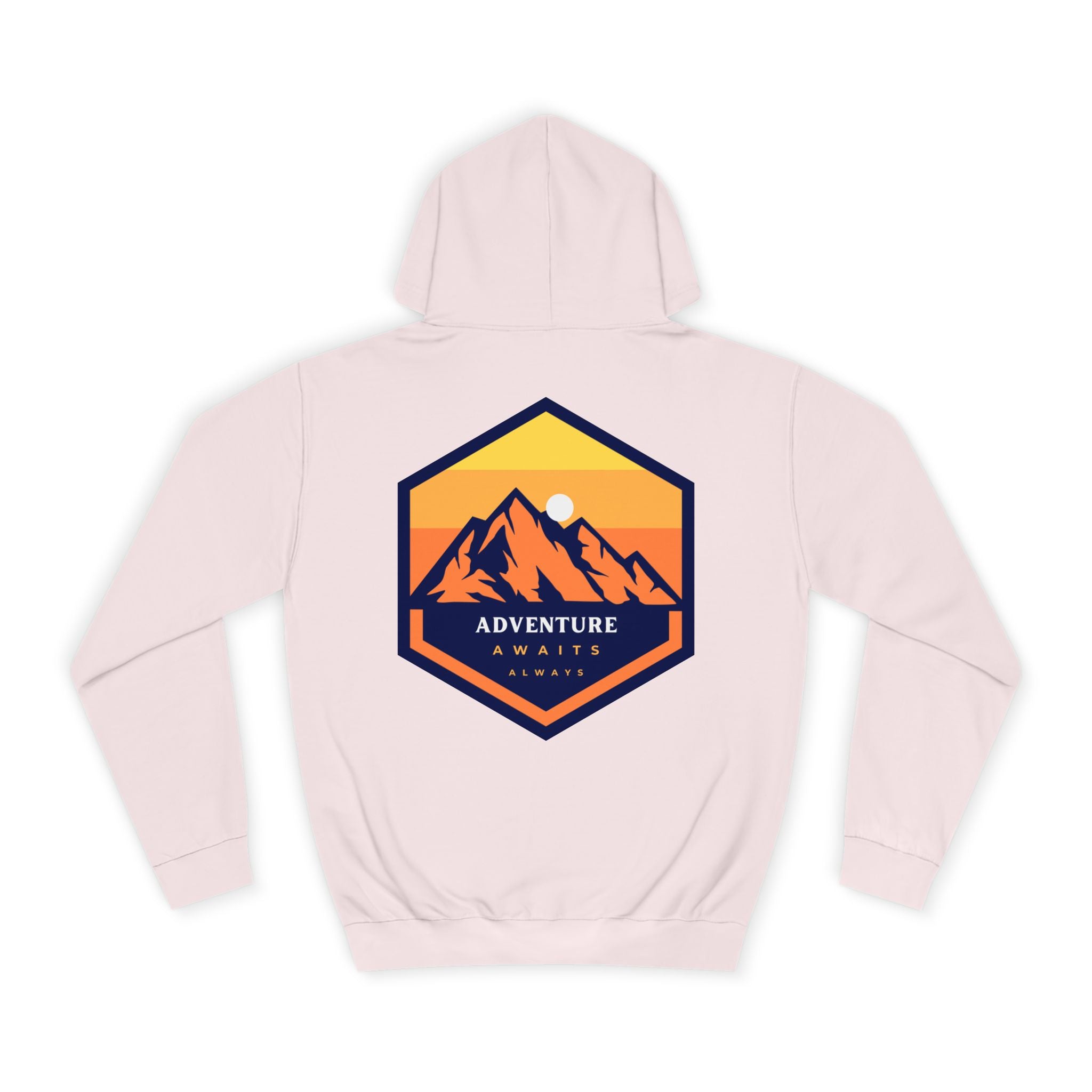 Adventure Awaits Always - Mountain Sunset Hoodie