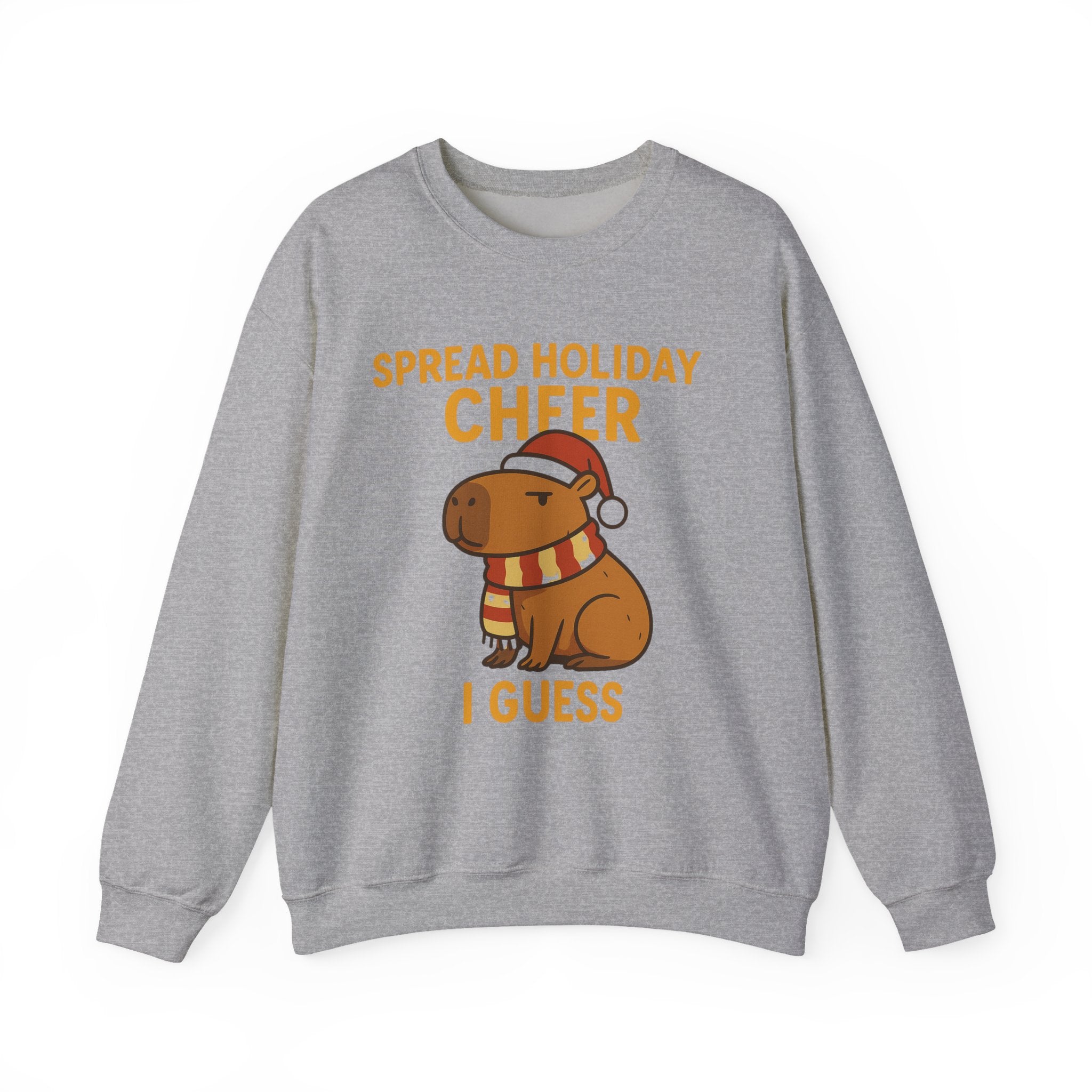 Cozy Holiday Sweatshirt, Spread Holiday Cheer Crewneck, Funny Gift for Animal Lovers, Winter Apparel, Christmas Sweater