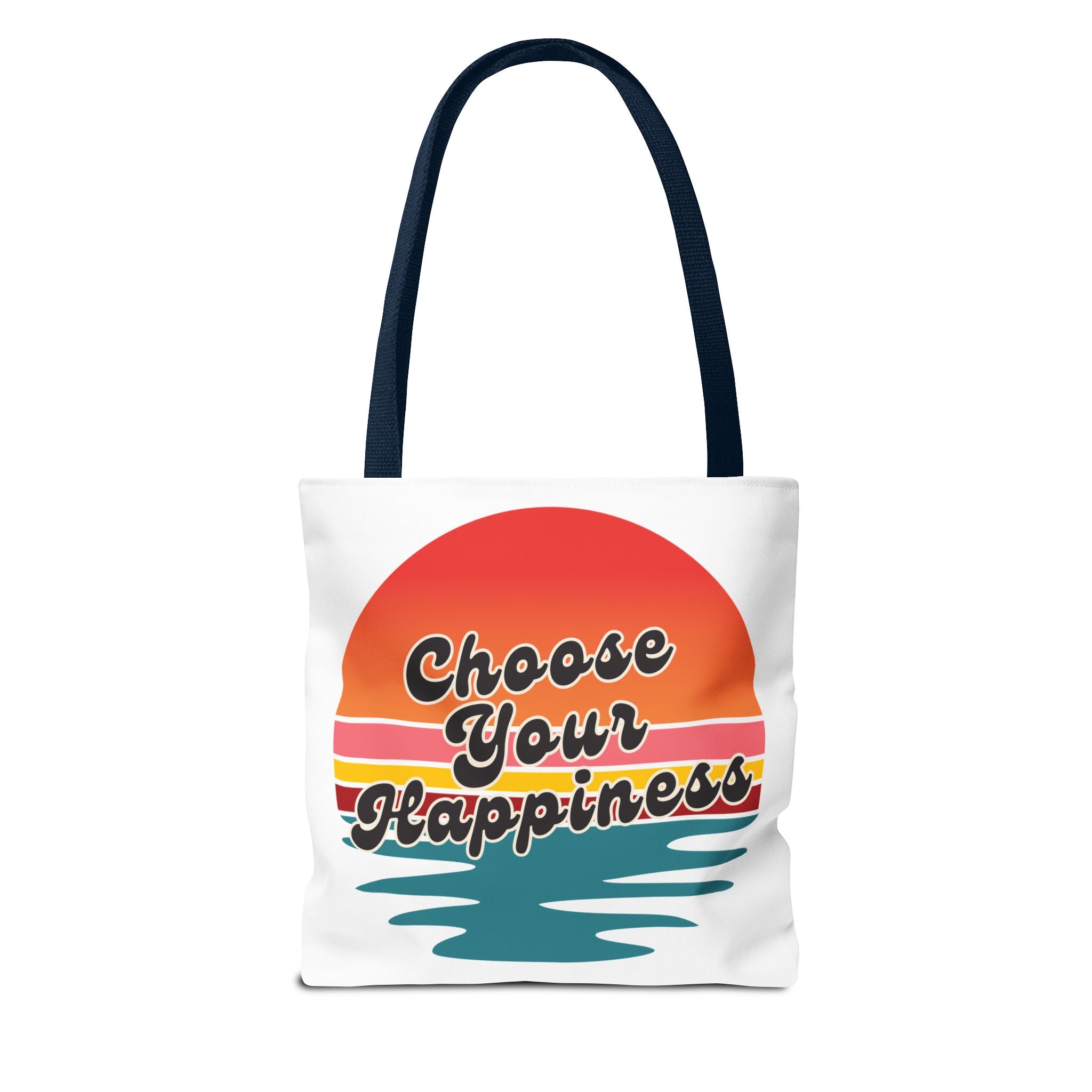 Choose Your Happiness Tote Bag, Beach Bag, Gift for Friends, Inspirational Tote, Summer Vibes Bag, Eco-Friendly Shopping Bag