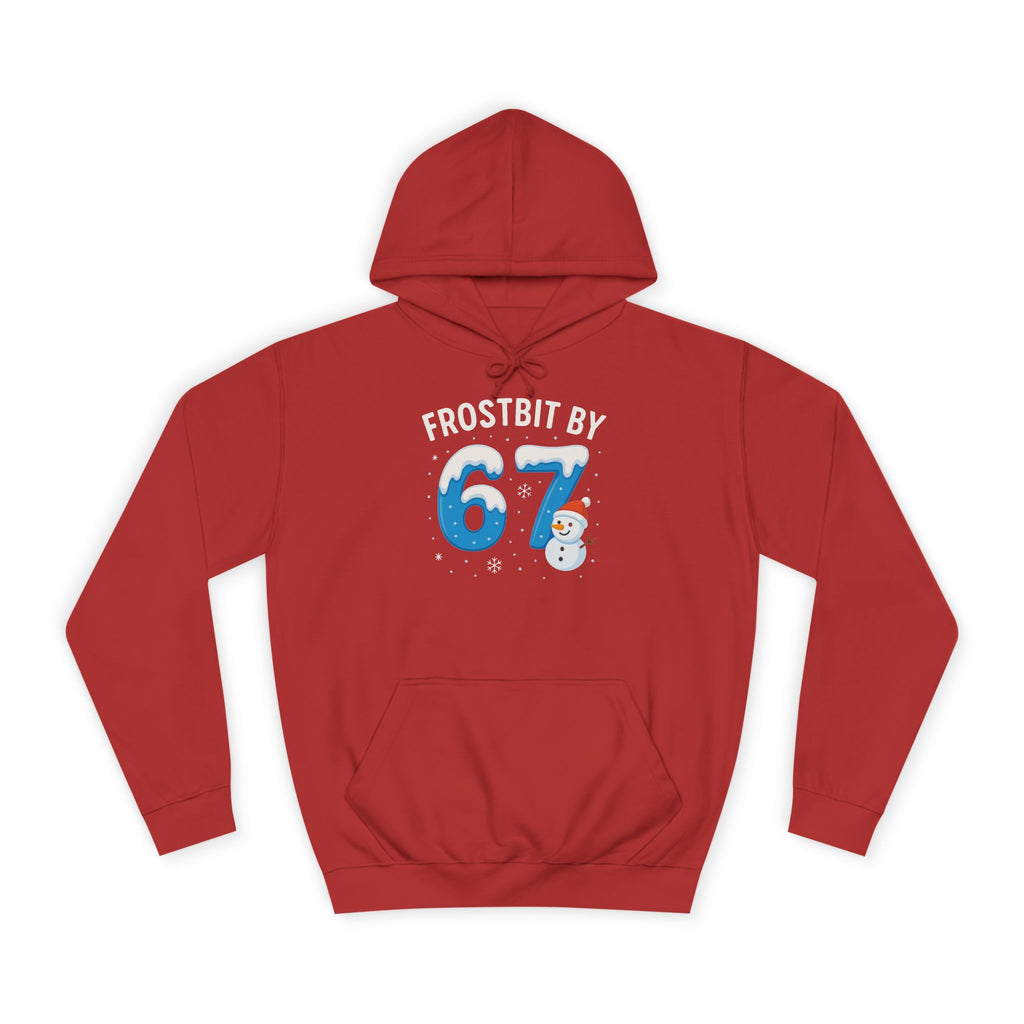 Frostbit by 67 Unisex College Hoodie – Cozy Winter Apparel