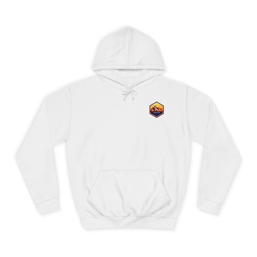 Adventure Awaits Always - Mountain Sunset Hoodie