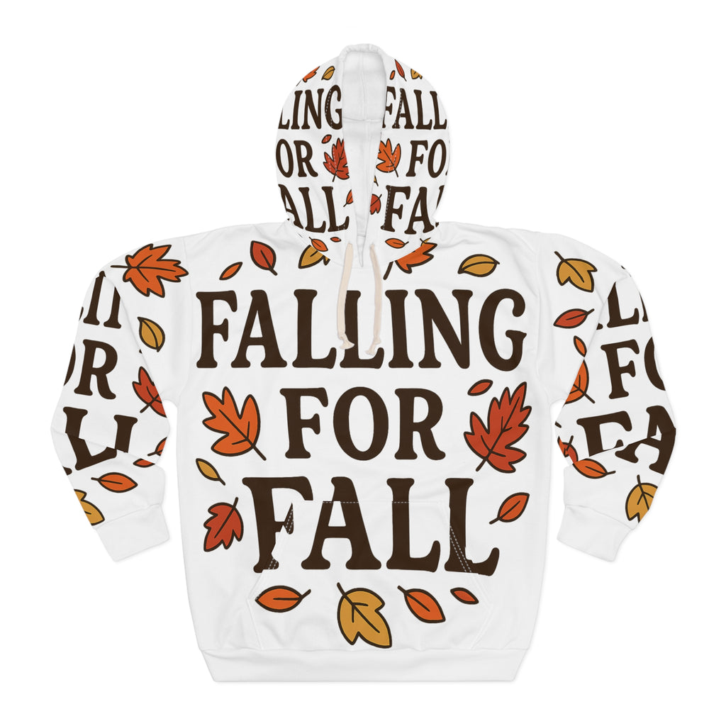 🍁 Falling For Fall Hoodie – Cozy Autumn Vibes 🍂 Perfect for Halloween, Thanksgiving, Gift Idea