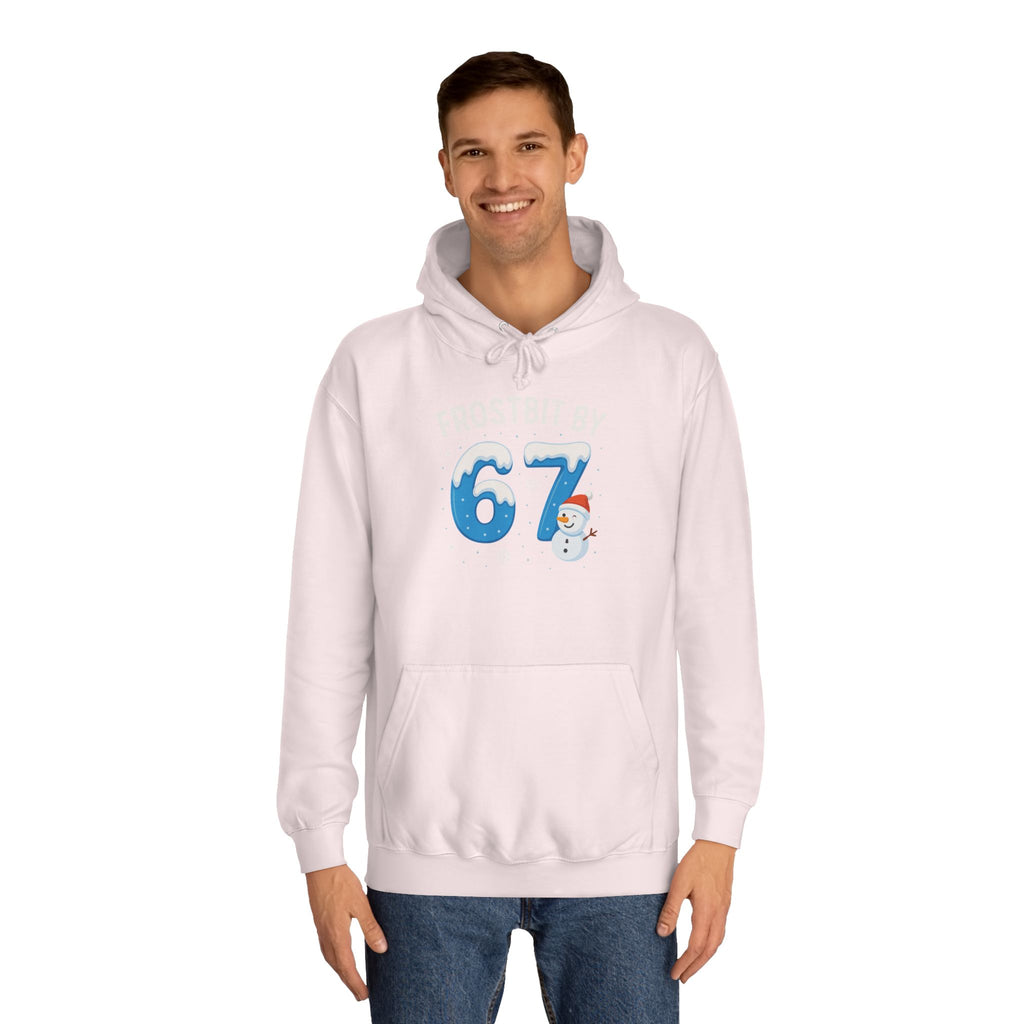 Frostbit by 67 Unisex College Hoodie – Cozy Winter Apparel