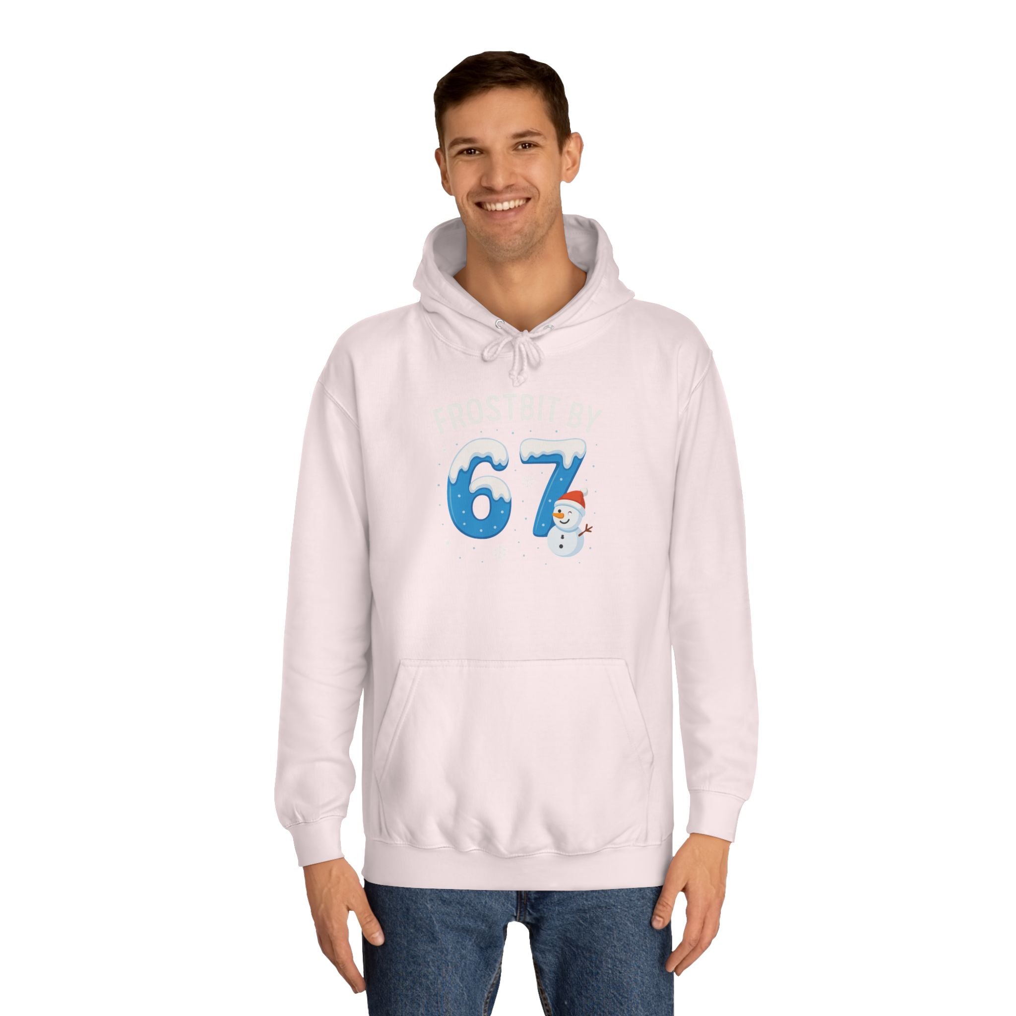 Frostbit by 67 Unisex College Hoodie – Cozy Winter Apparel