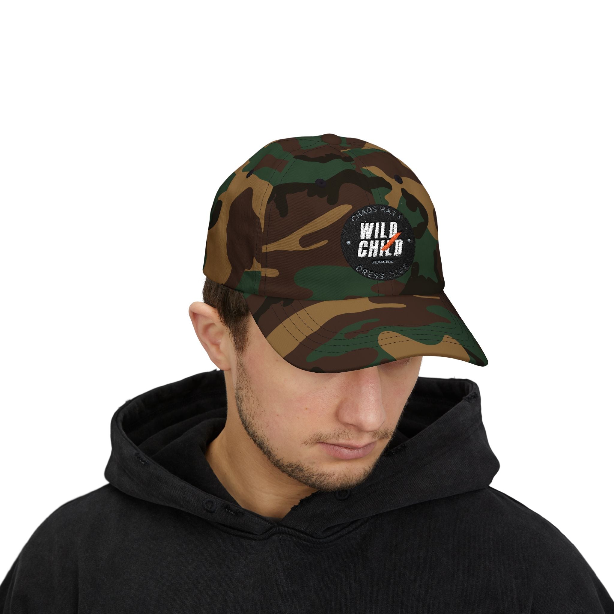 Wild Child Dad Cap – Embroidered 'Wild Child' Patch Baseball Hat