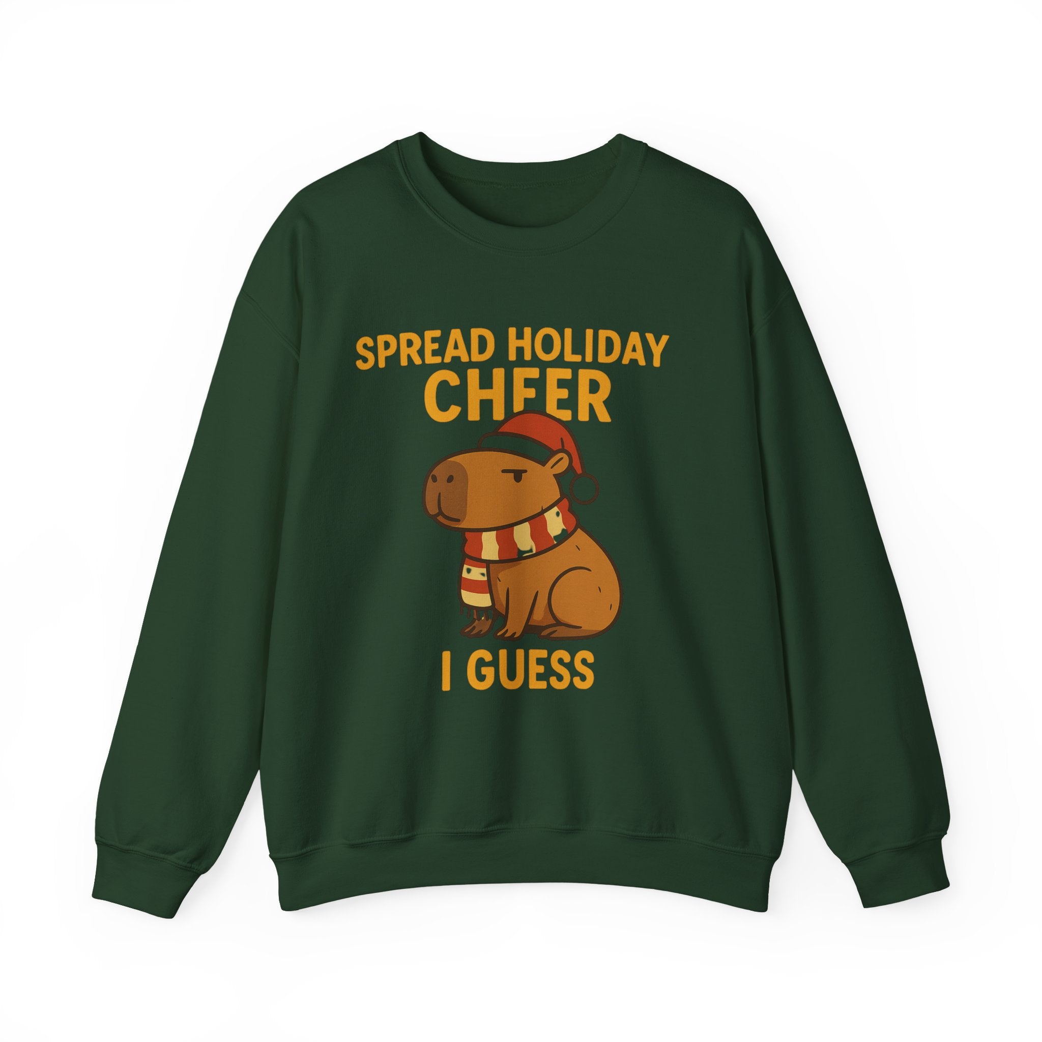 Cozy Holiday Sweatshirt, Spread Holiday Cheer Crewneck, Funny Gift for Animal Lovers, Winter Apparel, Christmas Sweater