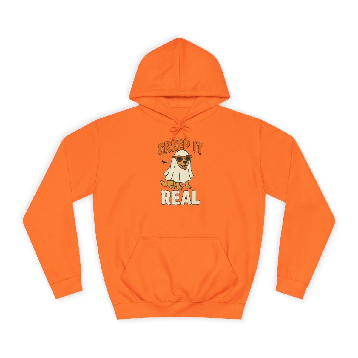 “Creep It Real” Golden Retriever Halloween Hoodie